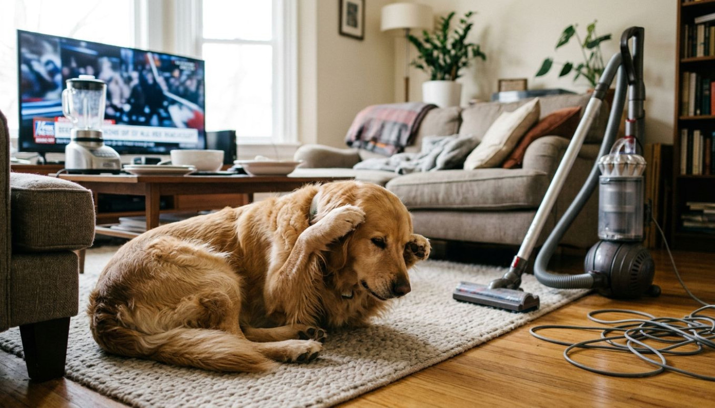 L’impact du bruit domestique sur le bien-être de vos animaux